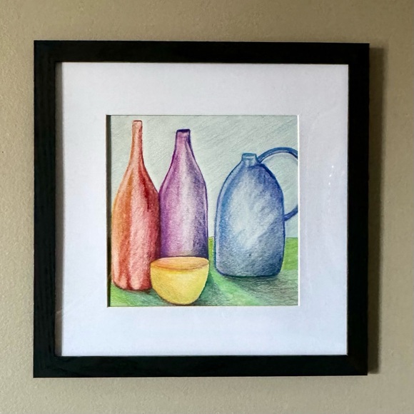 NEW Handmade Hand Crafted Original Artwork - Home Decor - Kitchen Still Life Art - Picture 1 of 5